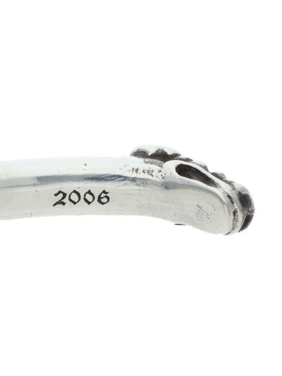 Chrome Hearts Bangle Double Dog Silver Bracelet